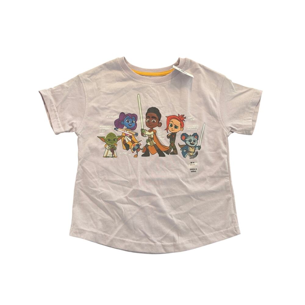 Disney Parks Star Wars Young Jedi Adventures Girls Shirt Size 4 XS NWT